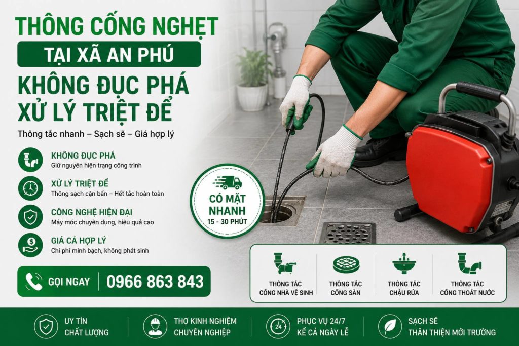 thông cống nghẹt tại an phú